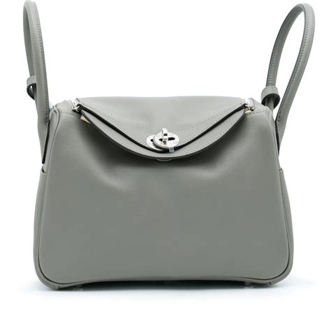 HERMES Evercolor Lindy 26 Gris Meyer .